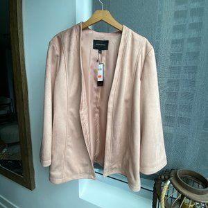 Vegan Suede Blush Blazer NWT - Banana Republic